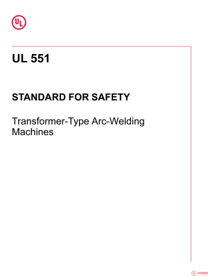 UL 551 PDF UL 551 PDF